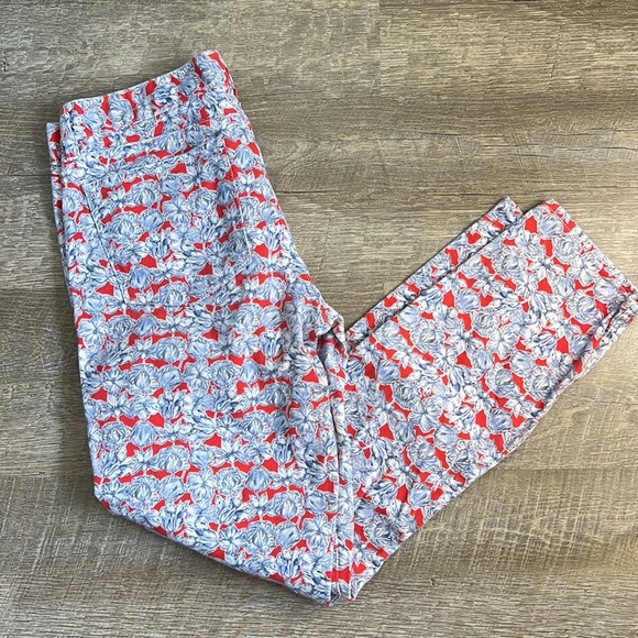 J.Crew Floral Skinny Jeans SZ 28 - Picture 1 of 6